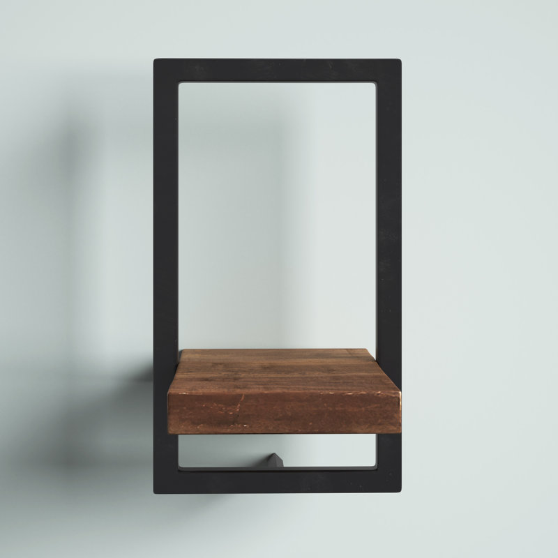 Steelside™ Wide Metal Frame Wall Shelf & Reviews Wayfair